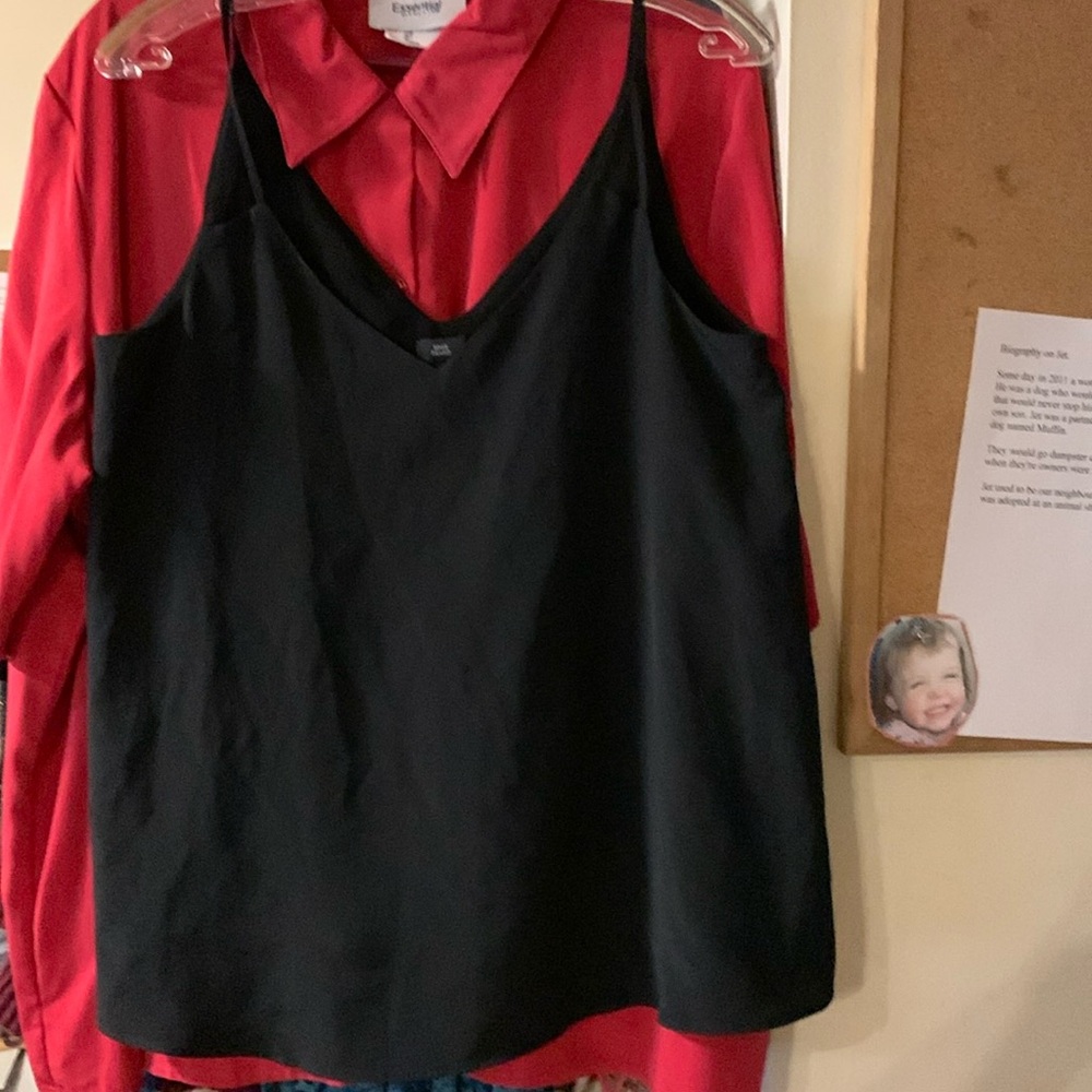 River Island size 12 black tank*